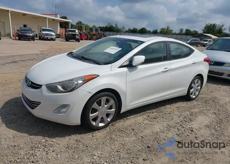 2012 Hyundai Elantra Limited from USA, damaged, VIN 5NPDH4AE2CH119428